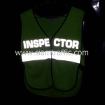 เสื้อกั๊กจราจร INSPECTOR ด้านหน้าสะท้อนแสง