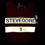 เสื้อเซฟตี้สะท้อนแสง STEVEDORE ด้านหลังสะท้อนแสง