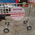 แผงกั้นจราจรสแตนเลส Rhythm รัชดา-ห้วยขวาง