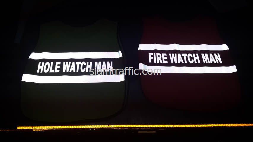 เสื้อสะท้อนแสง FIRE WATCH MAN และเสื้อจราจร HOLE WATCH