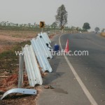 เตรียมติดตั้ง guard rail จังหวัดกาฬสินธุ์