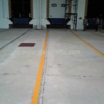 Road line marking โรยลูกแก้วสะท้อนแสง หน่วยงาน DHL BTS บางนา-ตราด กม.23