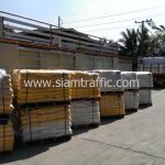 สีตีเส้นจราจรชนิดสีเทอร์โมพลาสติกส่งออกไปประเทศกัมพูชา