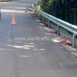 Guardrail ศูนย์สร้างทางหล่มสัก จังหวัดเพชรบูรณ์ ปริมาณ 2,452 เมตร