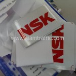 สติ๊กเกอร์ข้อความ "NSK" ขนาด 8 x 12 เซนติเมตร จำนวน 200 แผ่น