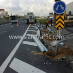 highway guard rail ทางหลวงพิเศษหมายเลข 9 ตอน คลองพระยาสุเรนทร์ - พระประแดง