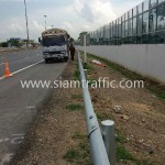 guardrail กันชน ทางหลวงพิเศษหมายเลข 9 ตอน คลองพระยาสุเรนทร์ - พระประแดง