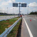 guardrail กันอุบัติเหตุ แขวงทางหลวงพิเศษ กรมทางหลวง ปริมาณงาน 1,950 เมตร