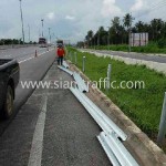 w beam guard rail สำนักงานบำรุงทางหลวงพิเศษระหว่างเมืองที่ 2