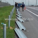 w-beam guardrail ทางหลวงพิเศษหมายเลข 7 ตอนหนองขาม - ชลบุรี