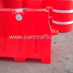 Plastic water filled barrier Lampang City Municipality