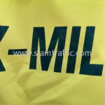 ราคาเสื้อกันฝนสะท้อนแสง สกรีนข้อความ K-MILE