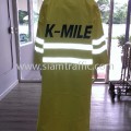 ชุดกันฝนสะท้อนแสง สกรีนข้อความ K-MILE