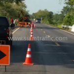 w-beam guardrails ทางหลวงหมายเลข 2208 ตอน ห้วยละเวี้ย – ระกา