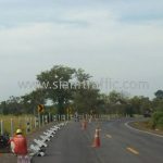 guard rails ทางหลวงหมายเลข 2208 ตอน ห้วยละเวี้ย – ระกา กม.26+000 – กม.32+888 กม.26+000 - กม.32+888