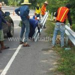 งานจ้างเหมาติดตั้ง guard rail ทางหลวงหมายเลข 224 ตอนควบคุม 0302 ตอน หนองต้อ - ตาเมียง ระหว่าง กม.127+265 - กม.136+842