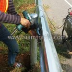 guard rail 3.2 mm. THICKNESS ; CLASS I TYPE II แขวงทางหลวงบุรีรัมย์ ปริมาณงาน 1,244 เมตร