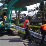 guardrails แขวงทางหลวงสมุทรปราการ ปริมาณงาน 948 เมตร