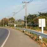 w beam guard rail ทางหลวงหมายเลข 1 ตอน แม่กา – แยกประตูชัย กม.816+250 – กม.821+270