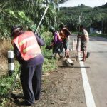 guard rails แขวงทางหลวงระนอง ปริมาณงาน 528 เมตร เสาเสริมจำนวน 88 ต้น