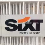 แผงจราจร SIXT rent a car
