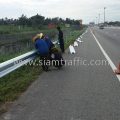 guard rail ทางหลวงพิเศษหมายเลข 7 ตอน หนองขาม - พัทยา ระหว่าง กม.110+000 – กม.114+000