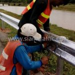 guard rail กรมทางหลวงชนบท แขวงทางหลวงชนบทชุมพร สาย ชพ.5062 แยกทางหลวงชนบท 1007 ปริมาณ 212 เมตร