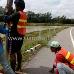 w beam guardrail แขวงทางหลวงชนบทชุมพร สาย ชพ.5062 ปริมาณ 212 เมตร