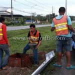 w beam guard rail ทางหลวงหมายเลข 41 ตอนควบคุม 0102 ตอนเขาบ่อ – ท่าทอง