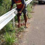 guard rails CLASS I TYPE II ปริมาณงาน 588 เมตร แขวงทางหลวงชุมพร