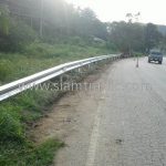 guardrail บนทางหลวงหมายเลข 4091 ตอน บางสีกิ้ม - เขาค่าย