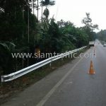 guard rails บนทางหลวงหมายเลข 4091 ตอน บางสีกิ้ม - เขาค่าย