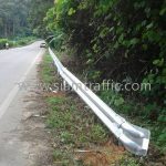 w-beam guardrails บนทางหลวงหมายเลข 4091 ตอน บางสีกิ้ม - เขาค่าย