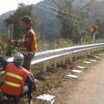 guard rail กรมทางหลวง แขวงการทางน่านที่ 2