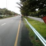 งานจ้างเหมาทำการติดตั้งราวกันอันตราย (W-Beam Guard Rail) ทางหลวงหมายเลข 4 แขวงทางหลวงสมุทรสงคราม ปริมาณงาน 1,148 เมตร