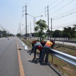 guardrails แขวงทางหลวงสมุทรปราการ ปริมาณงาน 1,200 เมตร