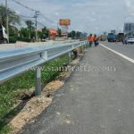 งานติดตั้ง guardrail บนทางหลวงพิเศษหมายเลข 7 ตอนหนองรี - หนองขาม ช่วงกม.78+750 – กม.79+100