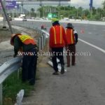 งานติดตั้ง w-beam guardrails บนทางหลวงพิเศษหมายเลข 7 ตอนหนองรี - หนองขาม ช่วงกม.78+750 – กม.79+100