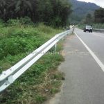 guard rail แขวงทางหลวงระนอง บนทางหลวงหมายเลข 4006 ตอน ราชกรูด - วังตะกอ ปริมาณงาน 528 เมตร