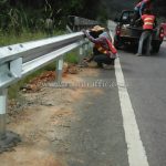 w beam guardrail แขวงทางหลวงระนอง บนทางหลวงหมายเลข 4006 ตอน ราชกรูด - วังตะกอ ปริมาณงาน 528 เมตร