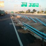 w-beam guard rails ทางหลวงหมายเลข 35 ตอน นาโคก - แพรกหนามแดง - วังมะนาว ระหว่าง กม.80+000 - กม.83+000 ปริมาณงาน 1,152 เมตร