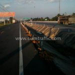 guardrail ทางหลวงหมายเลข 35 ตอน นาโคก - แพรกหนามแดง - วังมะนาว ระหว่าง กม.80+000 - กม.83+000 ปริมาณงาน 1,152 เมตร