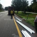 guardrail ทางหลวงหมายเลข 24 ตอน หนองกี่ - นางรอง