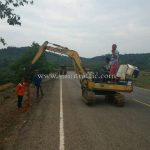 w beam guardrail แขวงทางหลวงตราด ปริมาณงาน 708 เมตร