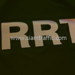 เสื้อสะท้อนแสง safety ปตท. รีดข้อความสะท้อนแสง "RRT"