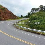 Guard rail ทางหลวงหมายเลข 1081 ตอน ดอนมูล - หลักลาย แขวงทางหลวงน่านที่ 1