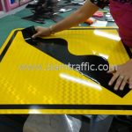 Road hump general warning sign export to Yangon Myanmar