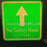 ป้ายจราจรบอกทาง The Gallery House PATTERN ขนาด 45 x 45 เซนติเมตร