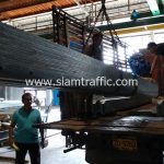ราวกั้นถนน โครงการทางหลวงหมายเลข 317 สายจันทบุรี-สระแก้ว ตอน 4 (ขนส่งรอบที่ 3)