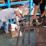 ราวเหล็กกั้นถนน ส่งไป อ.กัลยานิวัฒนา จ.เชียงใหม่